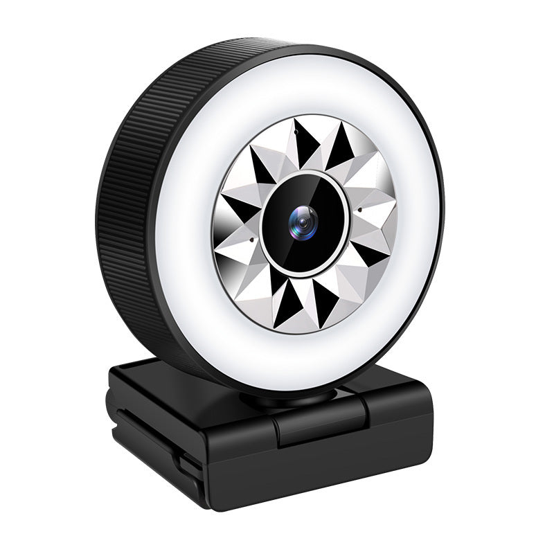 1080p Webcam — Built-In Ring Light