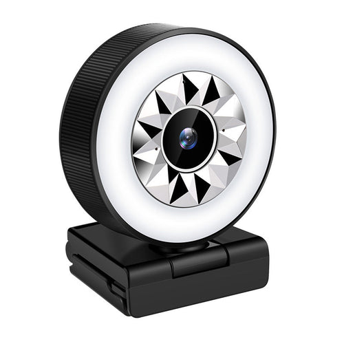 1080p Webcam — Built-In Ring Light