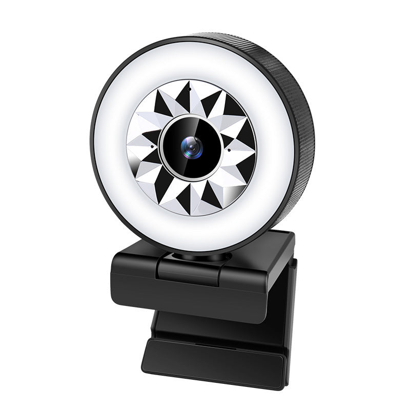 1080p Webcam — Built-In Ring Light
