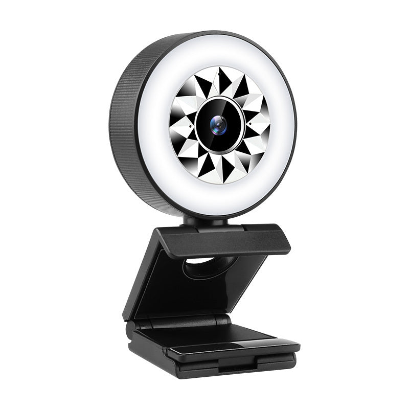 1080p Webcam — Built-In Ring Light