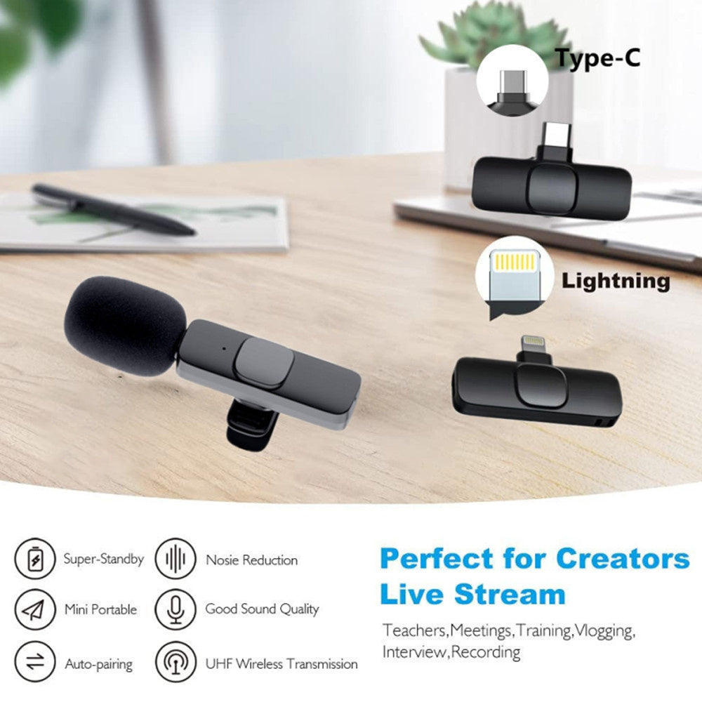 Wireless Clip Mic — Lavalier for Streaming