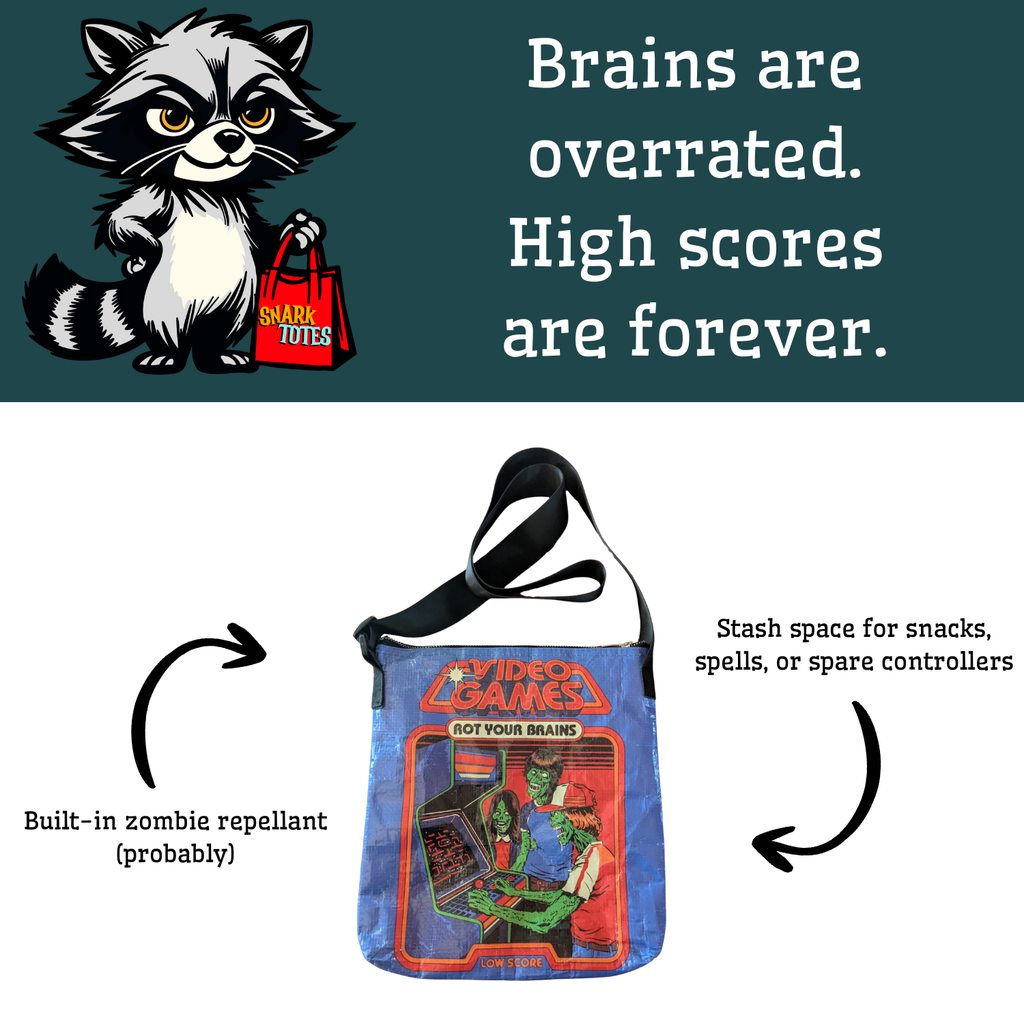 Video Games Rot Your Brains Messenger Bag