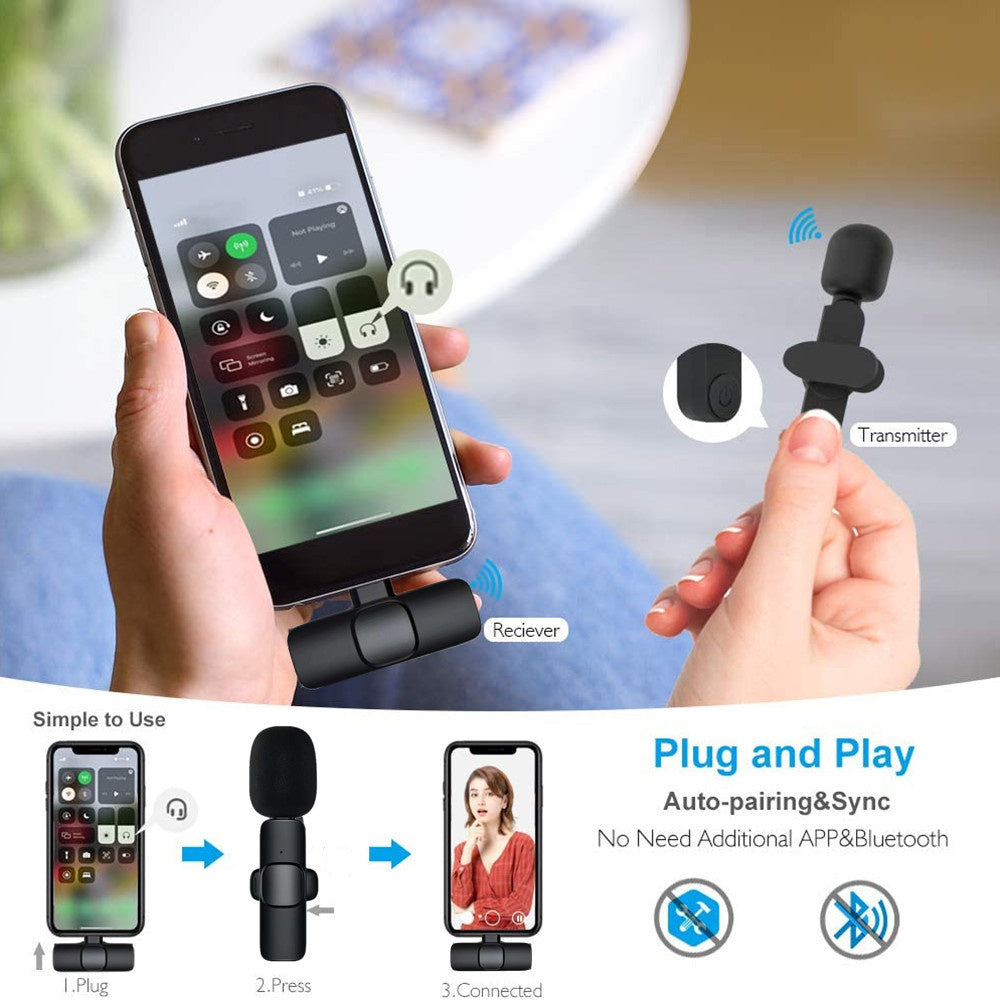 Wireless Clip Mic — Lavalier for Streaming